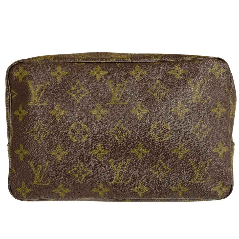 Authentic Louis Vuitton Trousse Toilette 23 Cosmetic Pouch Monogram jp215-121125